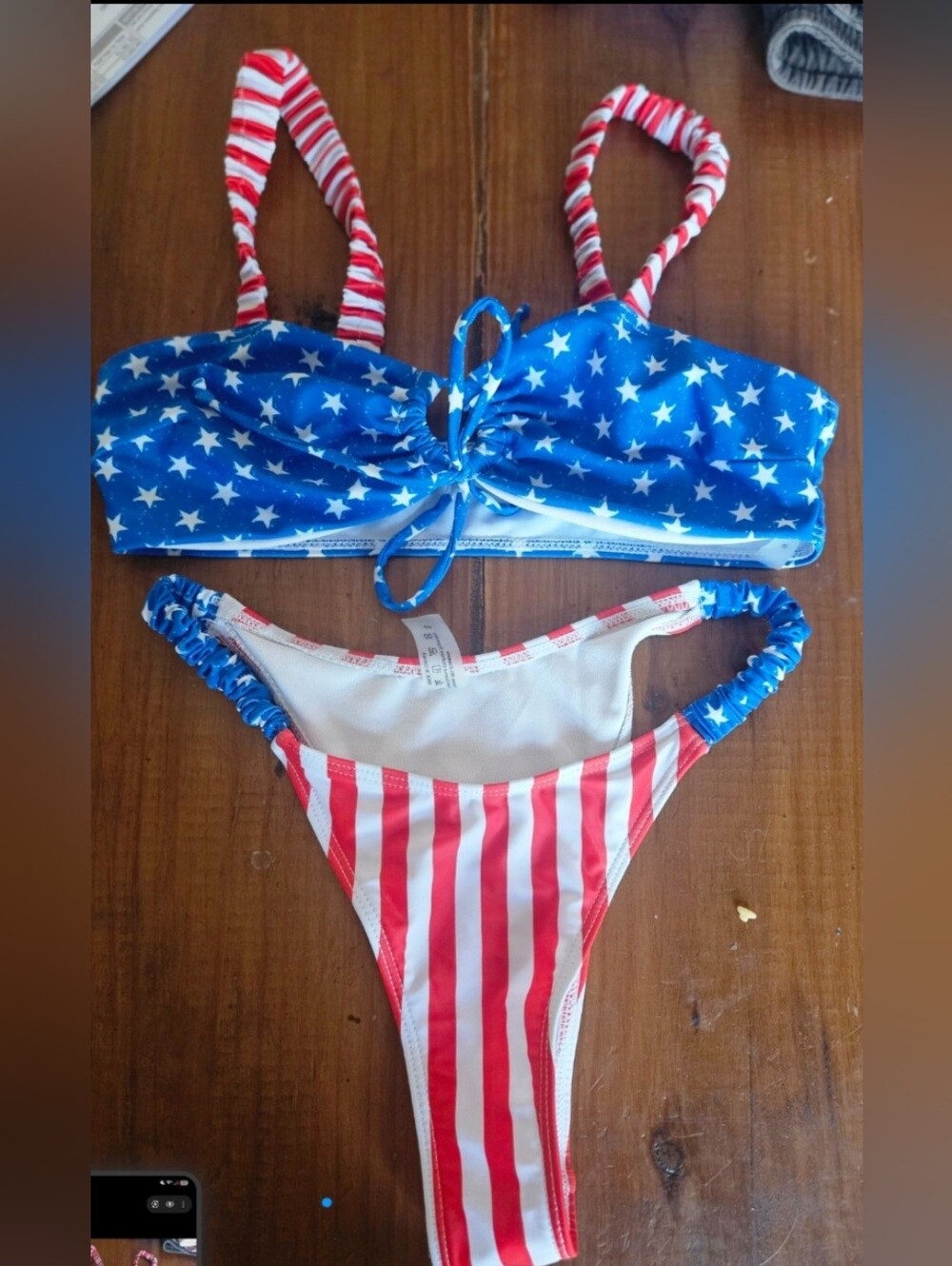 Stars & Stripes Two-Piece Bikini - Red, White & Blue